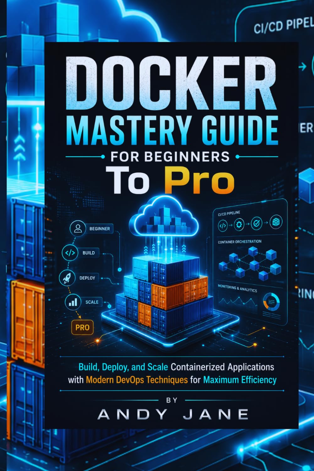 DOCKER MASTERY GUIDE FOR BEGINNERS To Pro: Build, Deploy, and Scale Containerized Applications with Modern DevOps Techniques for Maximum Efficiency