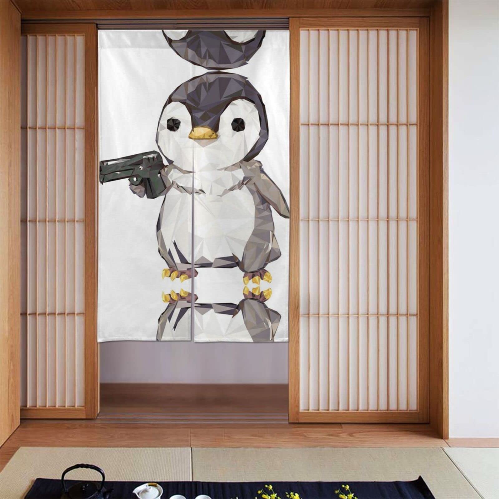 Séparateur de pièce pingouin pour porte de terrasse et chambre