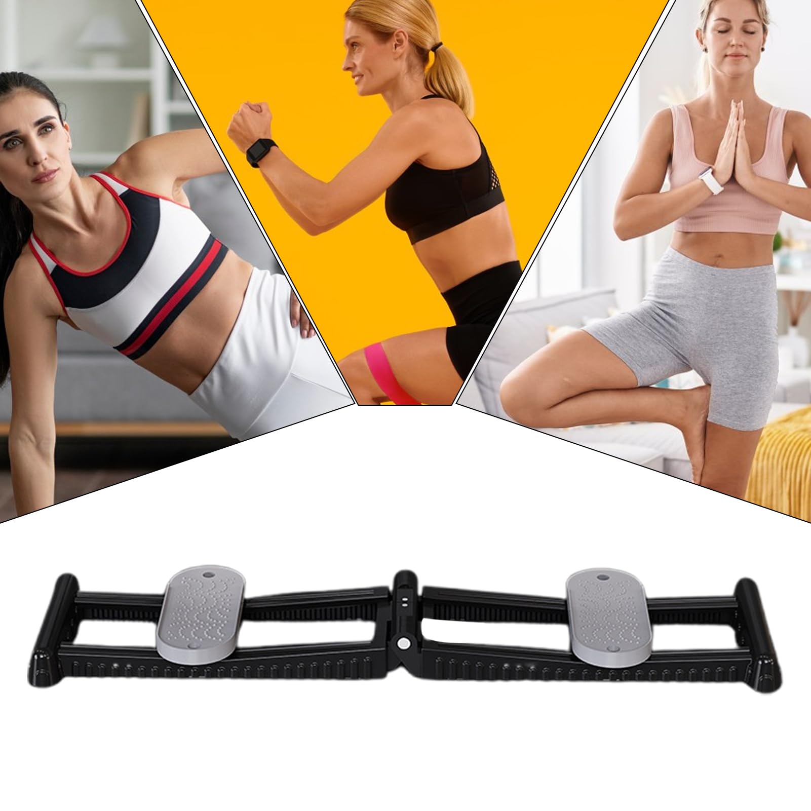 Entrenador de músculos de piernas con sistema de resistencia ajustable para movimiento de cuerpo entero, eficaz dispositivo de entrenamiento en casa para resistencia y estabilidad | Sistema de