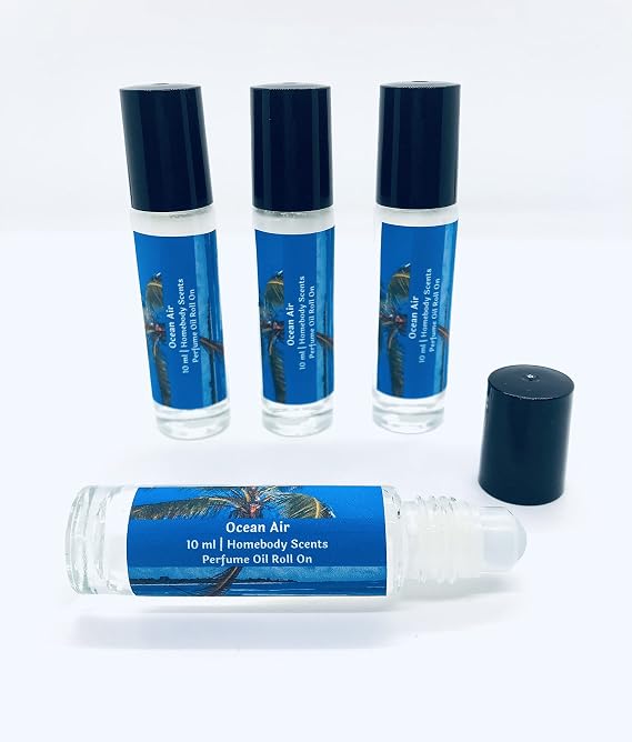 Ocean Air 10 ml Perfume Roll On, Fresh Perfume, Ocean Perfume, Ocean Scent Perfume, Natural Ingredients, Cruelty Free, Travel Size Perfume by Homebody Scents