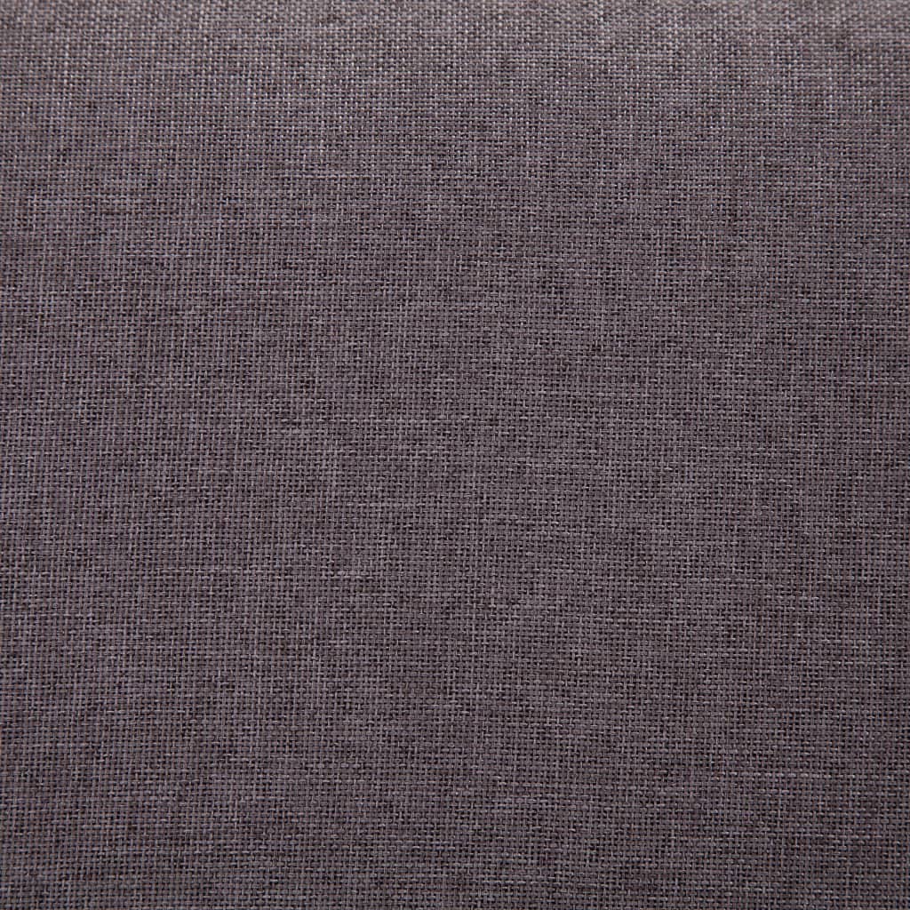 vidaXL Bank mit Stauraum, elegant, weich, Sitzbank, moderne Aufbewahrung, Truhe für den Eingangsbereich, 116 cm, Taupe aus Polyester