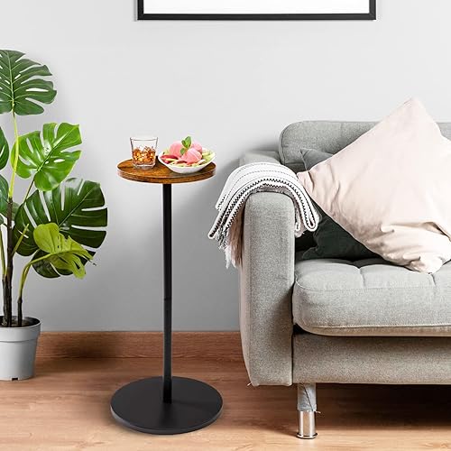 Miniatura 6 de Mesa de cóctel de Martini con pedestal que ahorra espacio, pequeña mesa redonda para sala de estar y dormitorio
