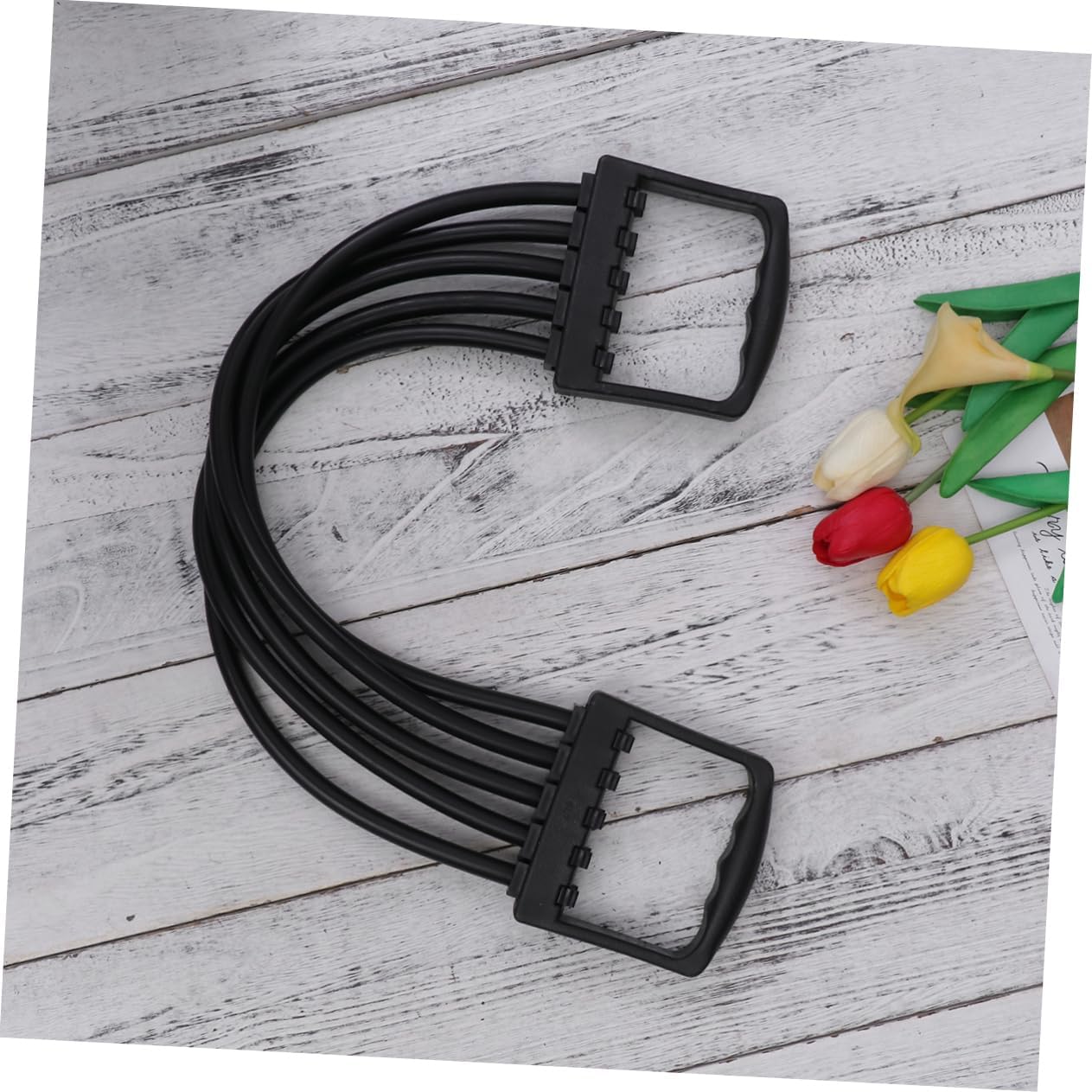 Adjustable Dual Purpose Chest Expander Spring Steel Arm Trainer for Upper Body Strength Lightweight Resistance Band Equipment for Home and Random Colors