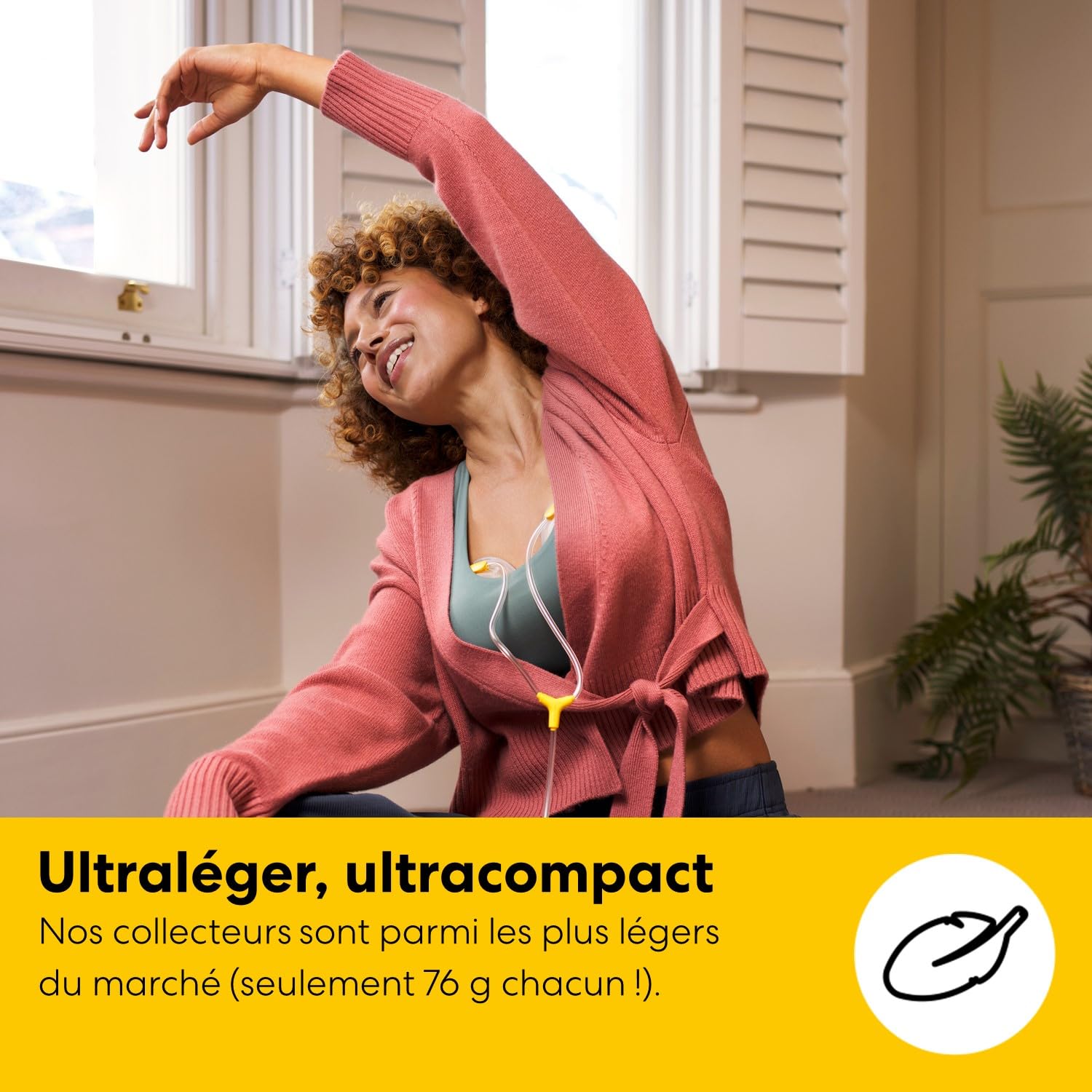 Medela Tire-lait double électrique Freestyle Mini Hands-Free avec collecteurs mains libres et batterie rechargeable