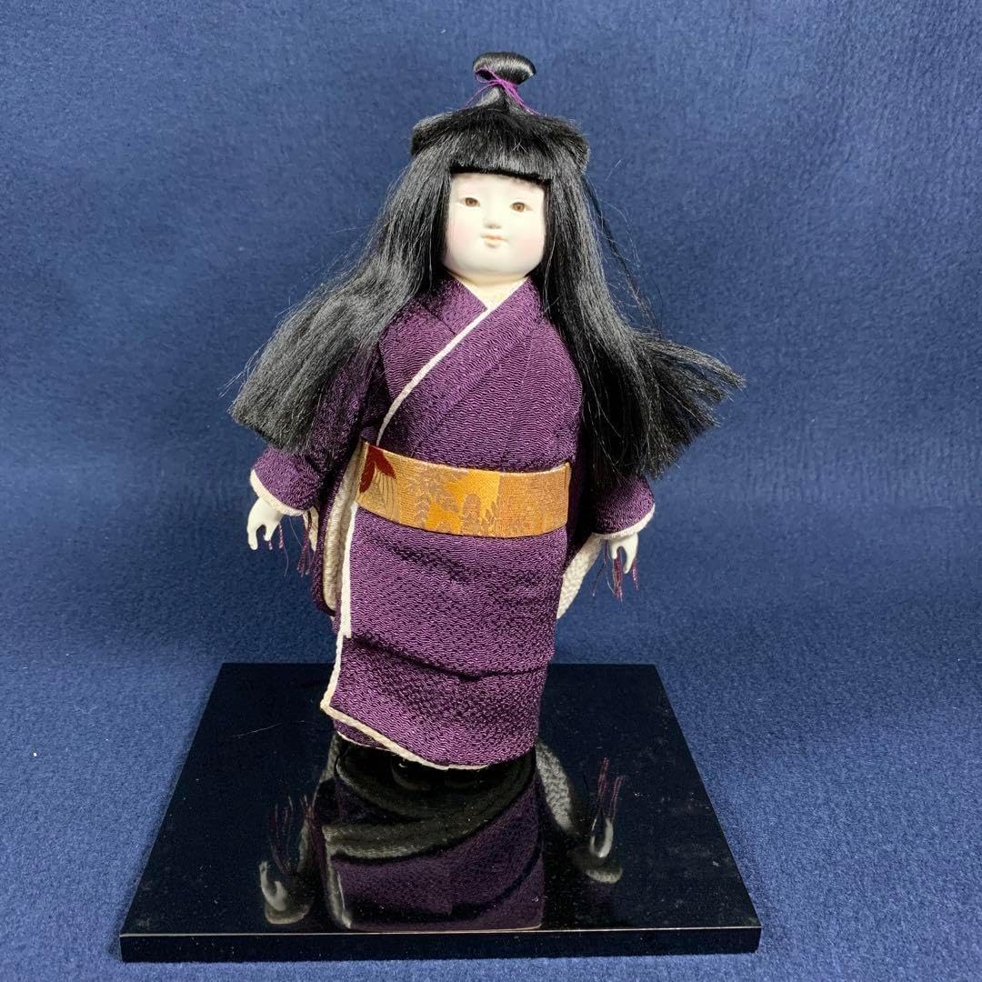 市松人形 愛ちゃん 栗毛パーマ 13号 ケース付き 東玉 市松人形 愛