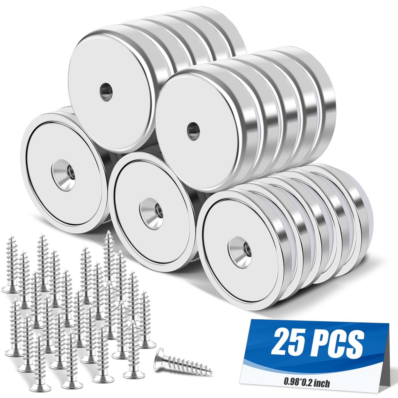 E BAVITE Strong Neodymium Magnets with Screws, 110 Lbs, 12 Pack — Amazon image 13