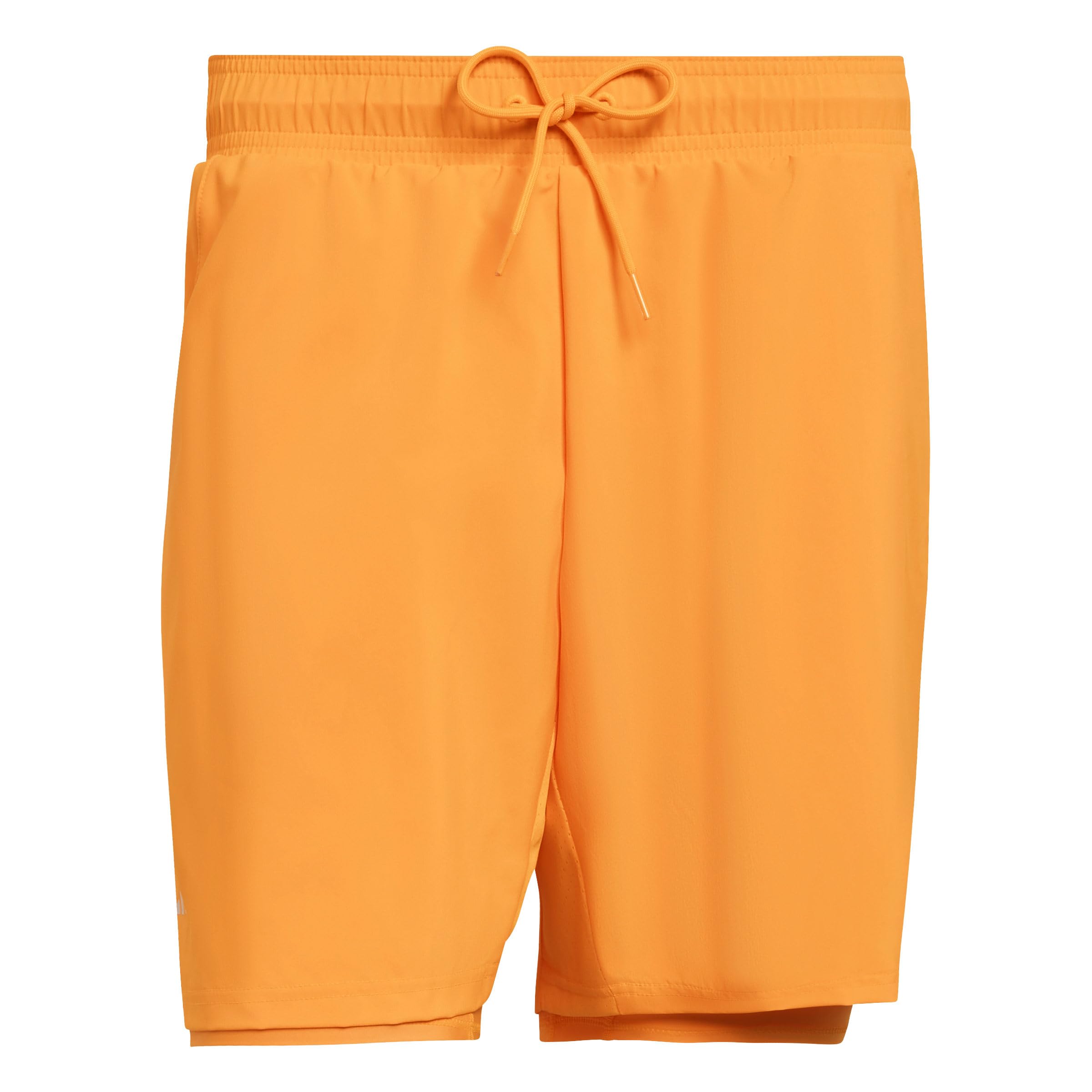 adidas Men's Club Tennis Climacool 2IN1 Shorts, Lucid Tangerine, S