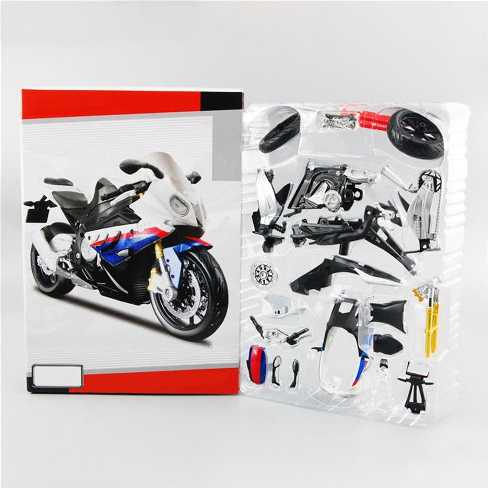 Giocattolo dell'eccellenza 1:12 Versione Assemblata Modello Di Motocicletta Giocattolo Collezione Veicoli Per Ammortizzatore Per BMW S 1000 RR