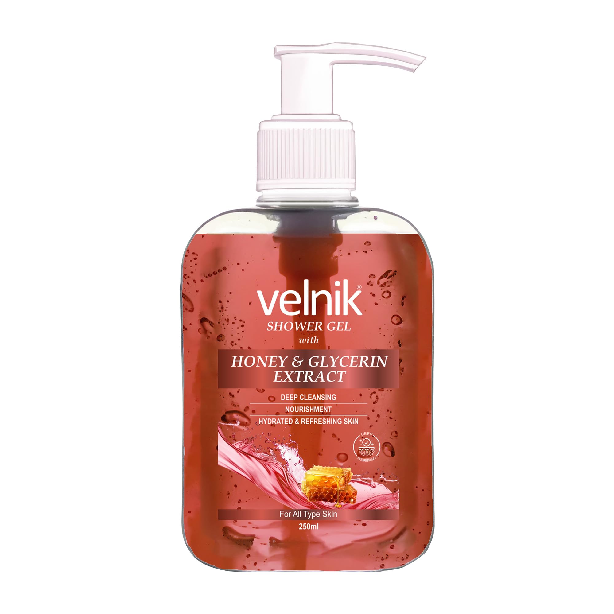 Shower Gel With Honey and Glycerin Moisturising Body Wash,For Glowing skin,Gentl — Flash AI Score 83/100