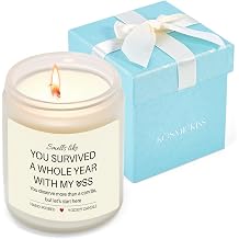 1 Year Anniversary Candle Gifts for Boyfriend Girlfriend Men Women