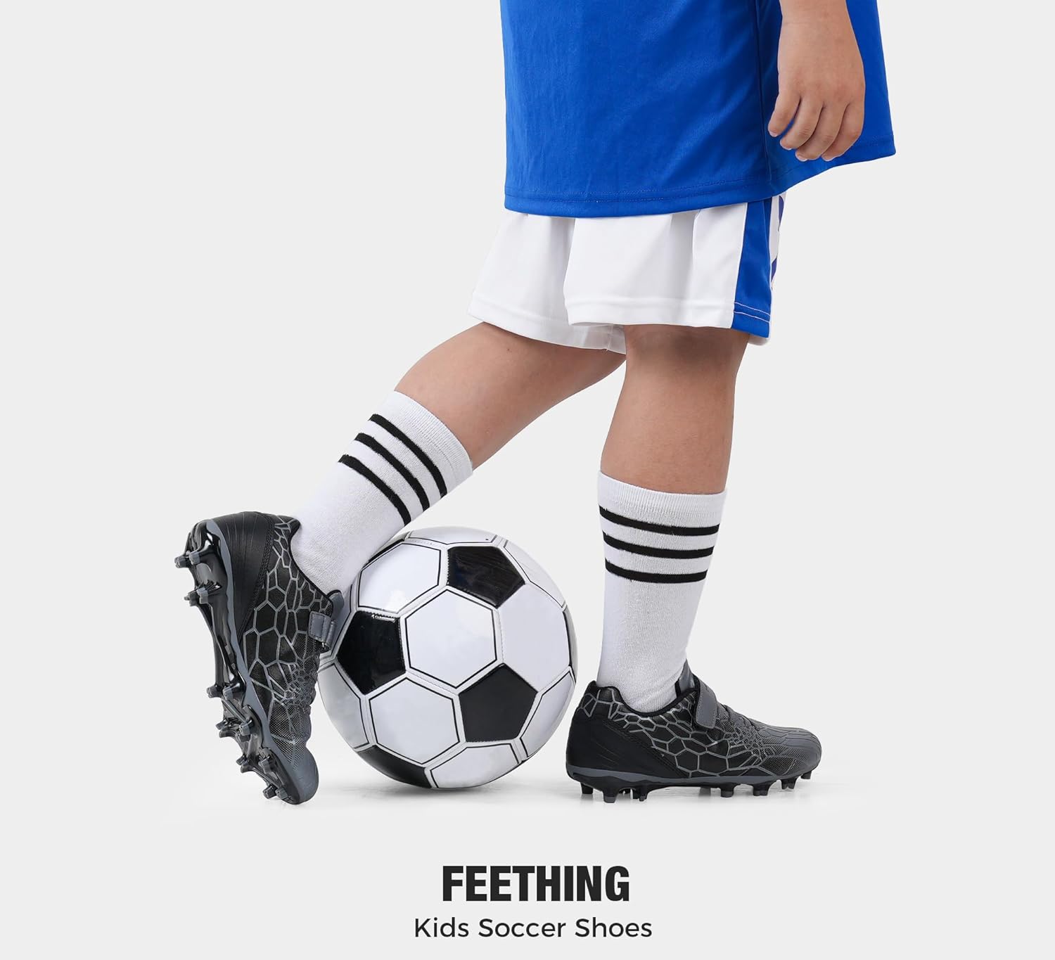 Kids Soccer Cleats for Boys Girls Soccer Shoes Firm Ground Youth Lightweight Athletic Training Football Cleats for Little/Big Kid - Image 7