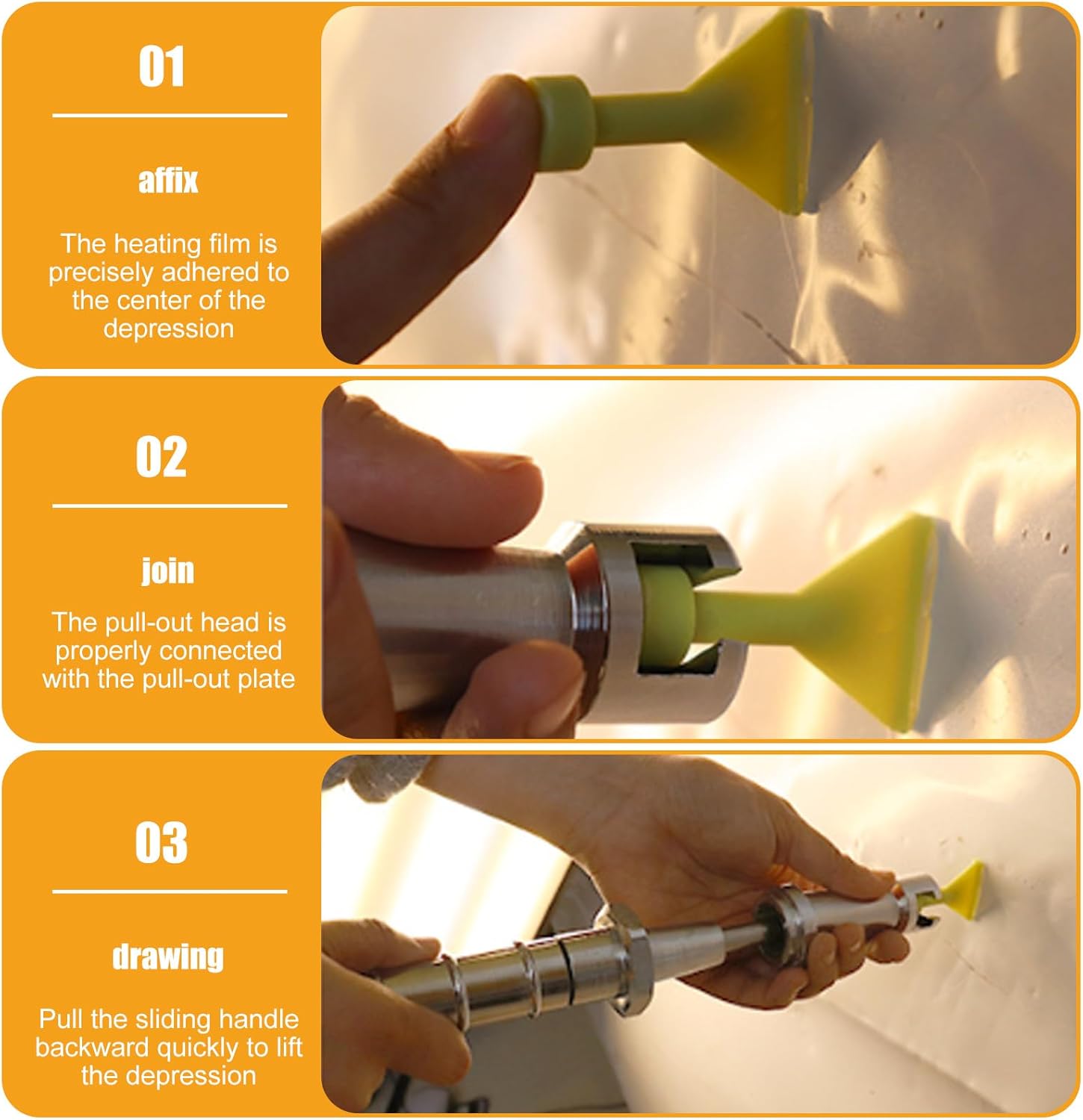 Small Auto Body Dents Remover Vehicle Removal Tool Puler for Home Garages & Quick Repairs in Any Location Automotive Dent Repair Kit