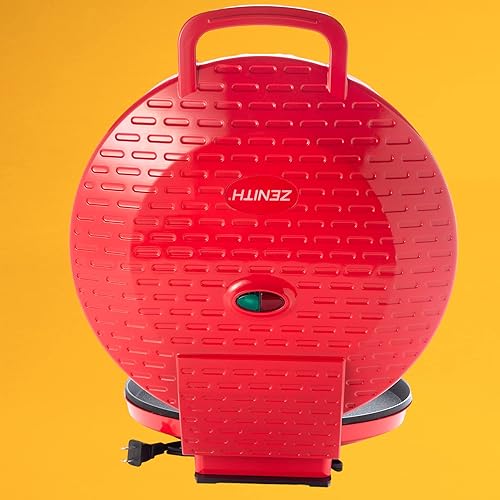 Miniatura 9 de Zenith Versa Grill Máquina para hacer pizza antiadherente para el hogar, máquina de calzone, horno de pizza se convierte en parrilla eléctrica de