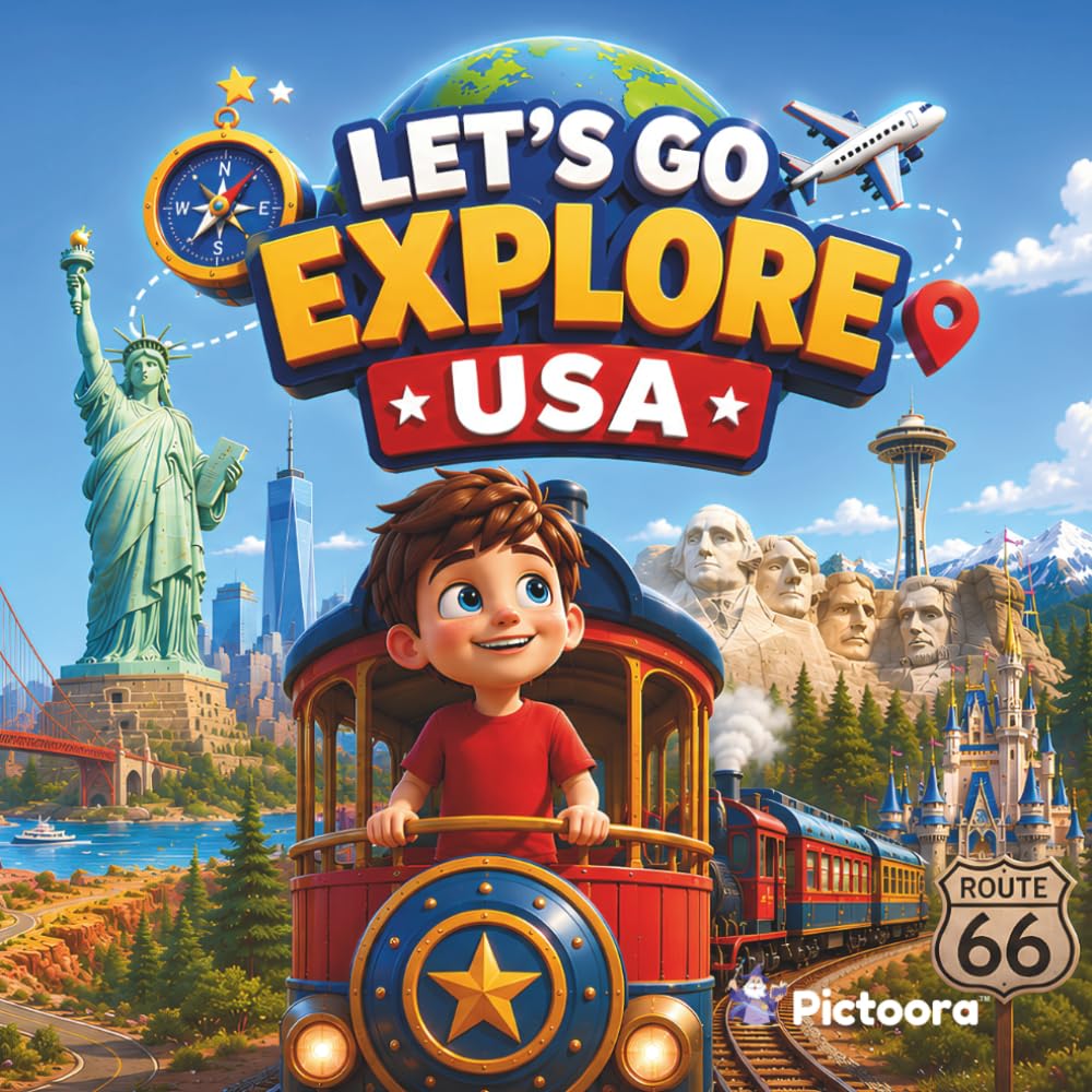 Let's Go Explore USA: A Children's Travel Adventure Across America's Most Famous Landmarks