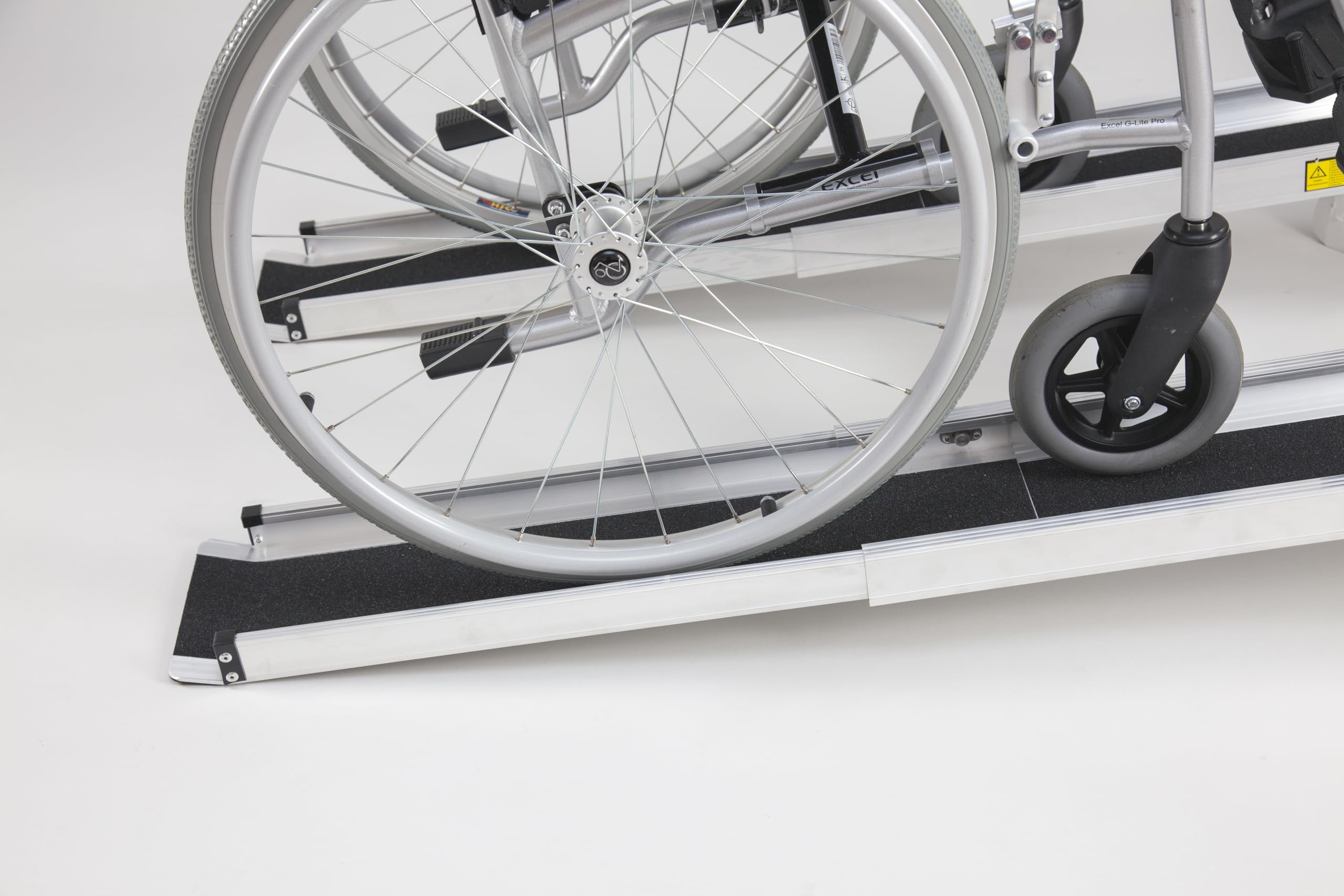 Rampes télescopiques fauteuil roulant 1220-2130mm noires