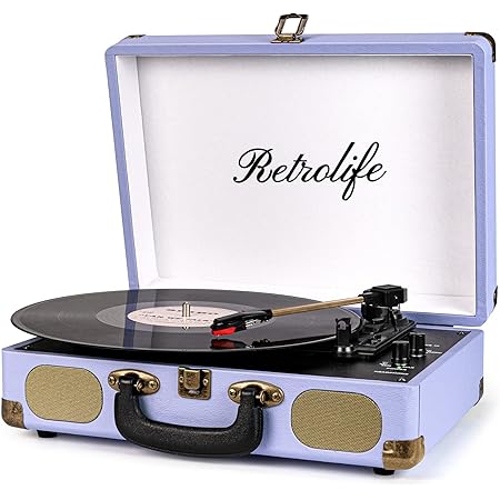 Vinilos Vinyl Record Player Bluetooth With Speakers