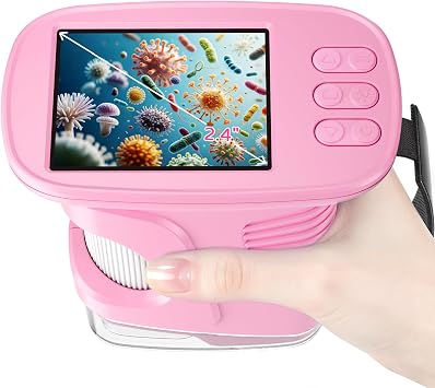 1000X Handheld Microscope for Kids, 4K Digital Kids Microscope Science Kits