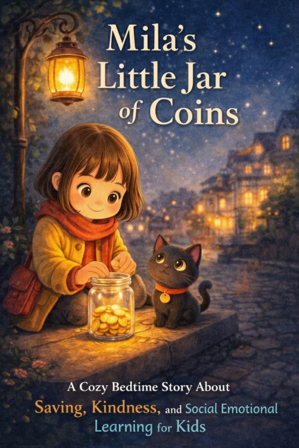 Mila’s Little Jar of Coins: A Cozy Bedtime Story About Saving, Kindness, and Social Emotional Learning for Kids