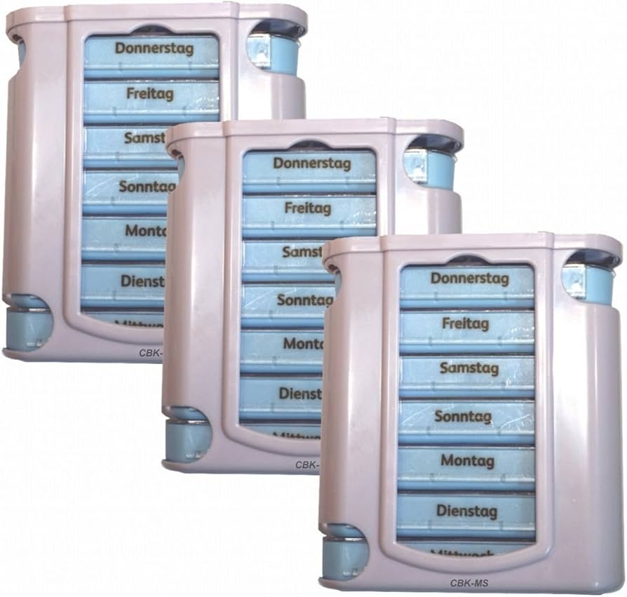 ungesund Party sprechen tablettendose wochentage Inaktiv aufbieten