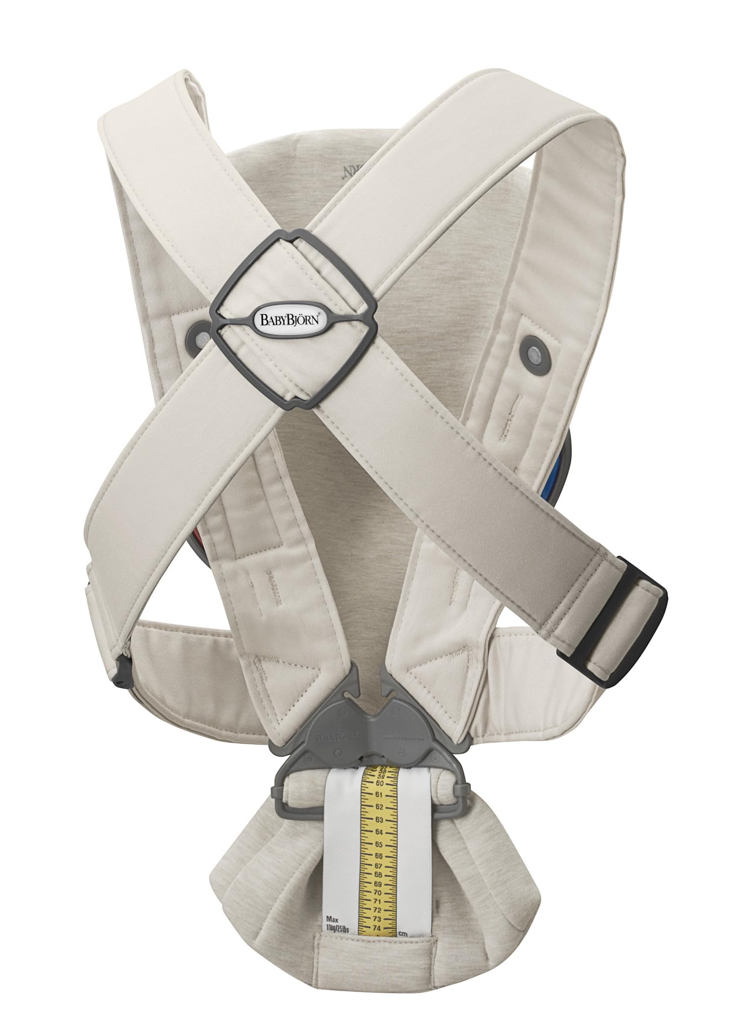 BabyBjörn Porte-bébé Mini, Jersey 3D, Beige clair