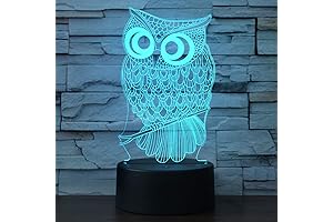 Enchanting Owl Nightlight: Illuminating Dreams for Kids and Adults