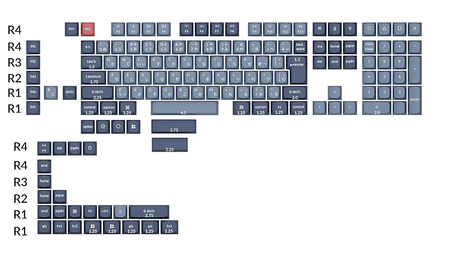 GMK JIS キーキャップセット GMKのABS製日本語配列キーキャップセット「GMK JIS Base Kit
