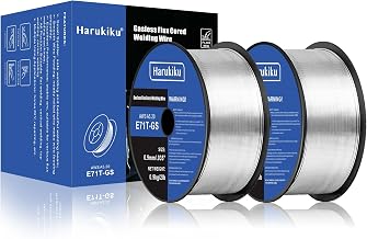 No Gas Cored Wire 0.9 mm Net Weight: 0.9 kg - Double Coil E71T-GS for MIG Welding Machine, Semi-Automatic Welding Kit (2 Pack)