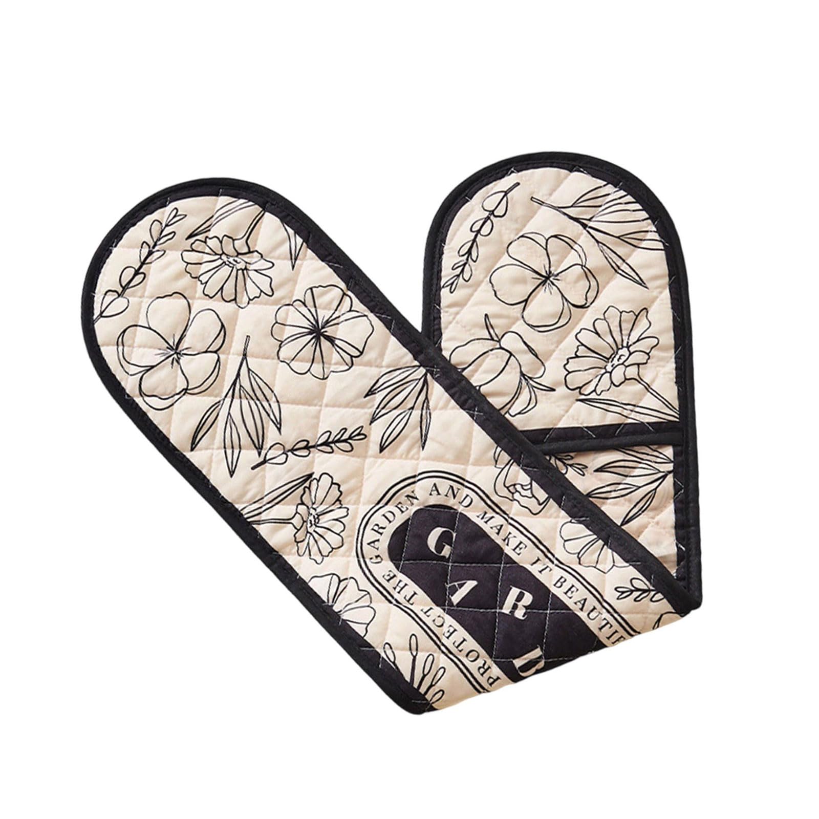 Textured Never Slip Baking Gloves Heatproof Mittens with Full Arm Security for Cooking Use Extra Thick Oven Mitts