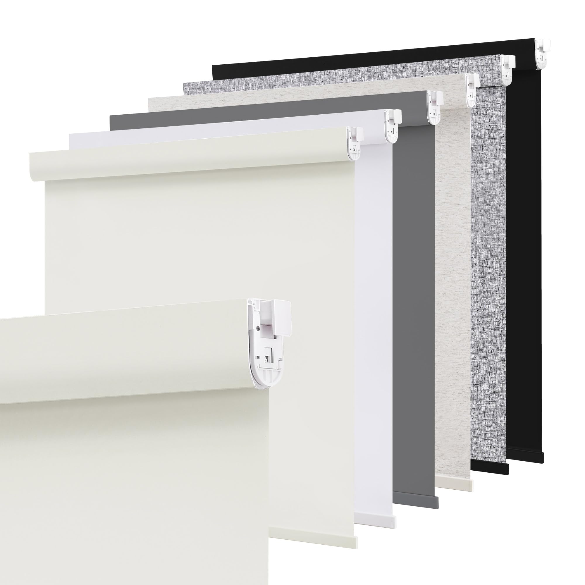 SUNOFF Cordless Blackout Roller Shades for Windows,Custom Size,Beige
