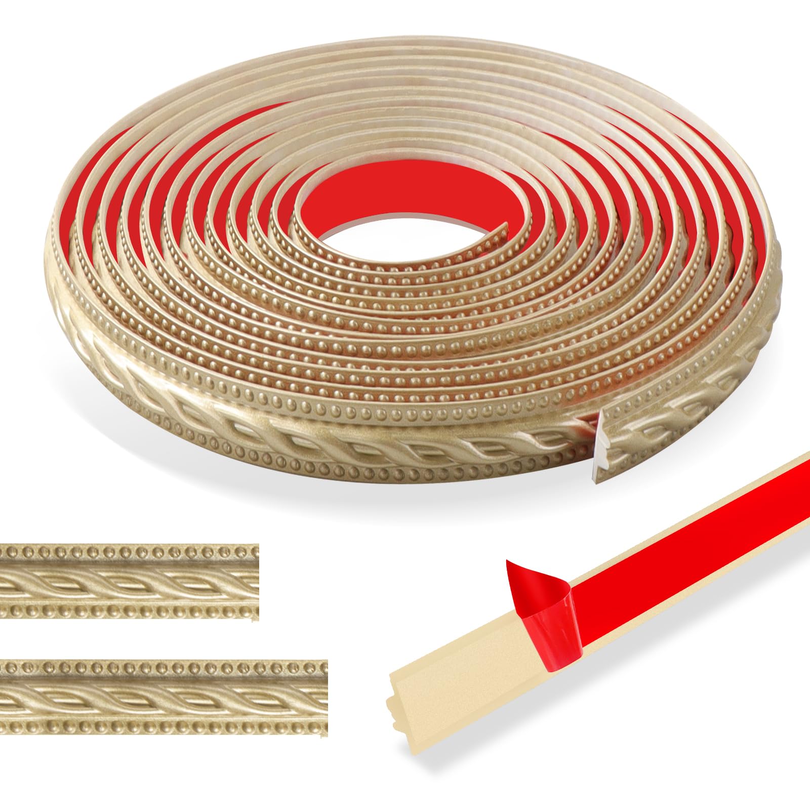 Peel & Stick Wall Molding - Vintage Style -12