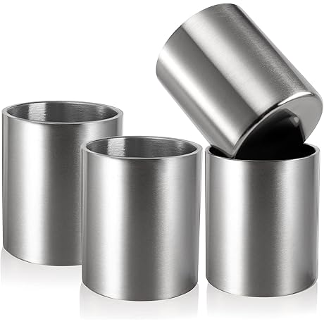 ZEAYEA Camping Cocktail Set: Unbreakable Double-Walled Insulated Tumbler (4pcs)