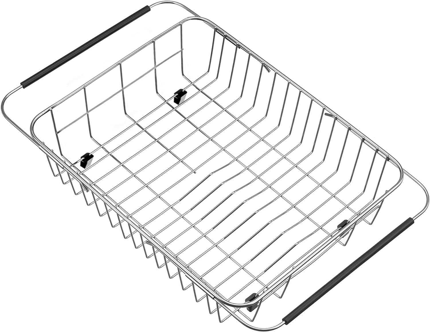 Expandable Dish Drying Rack, Over The Sink Dish Rack, in Sink Or On