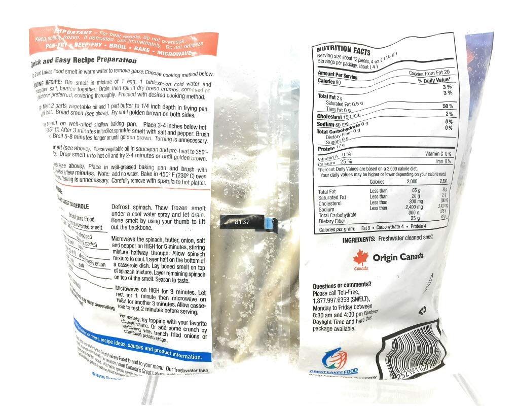 OMSTEAD Smelts, 16 OZ