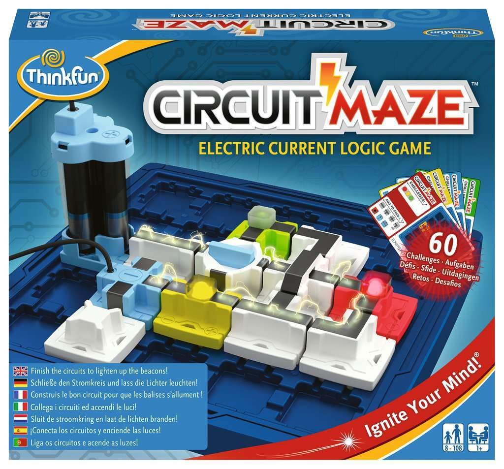 Think Fun- Circuit Maze Juego de habilidad (Ravensburger 76341) , color/modelo surtido