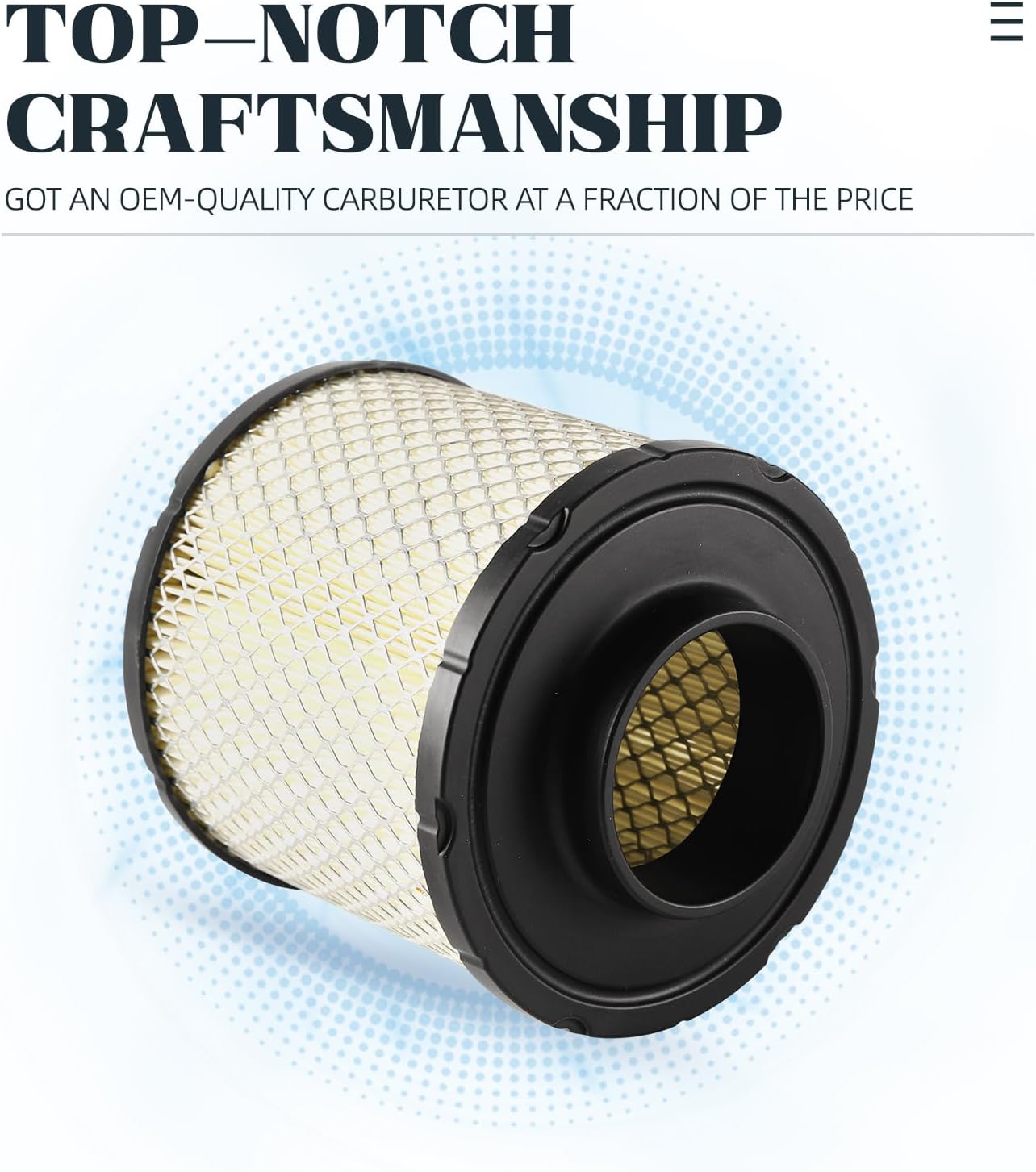 2pcs Air Filter Compatible with Polaris Ranger 570 Ranger Crew 570 2014-2023 Ranger 500 2017-2022 Polaris Sportsman Ace 325 500 570 PRO XD Replace 7082037 2521372 with Spark Plug Oil Filter