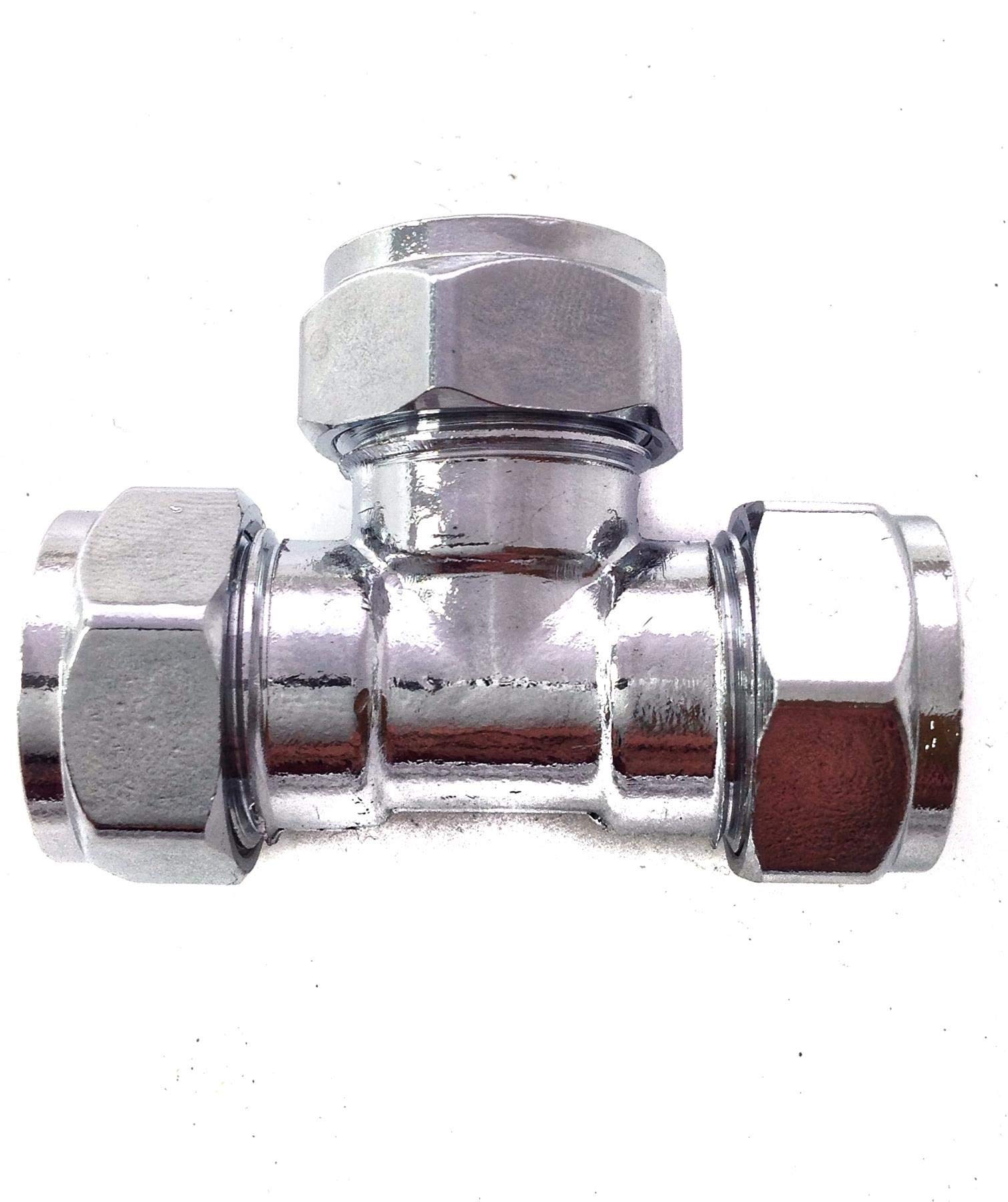 22mm Compression Chrome Tee