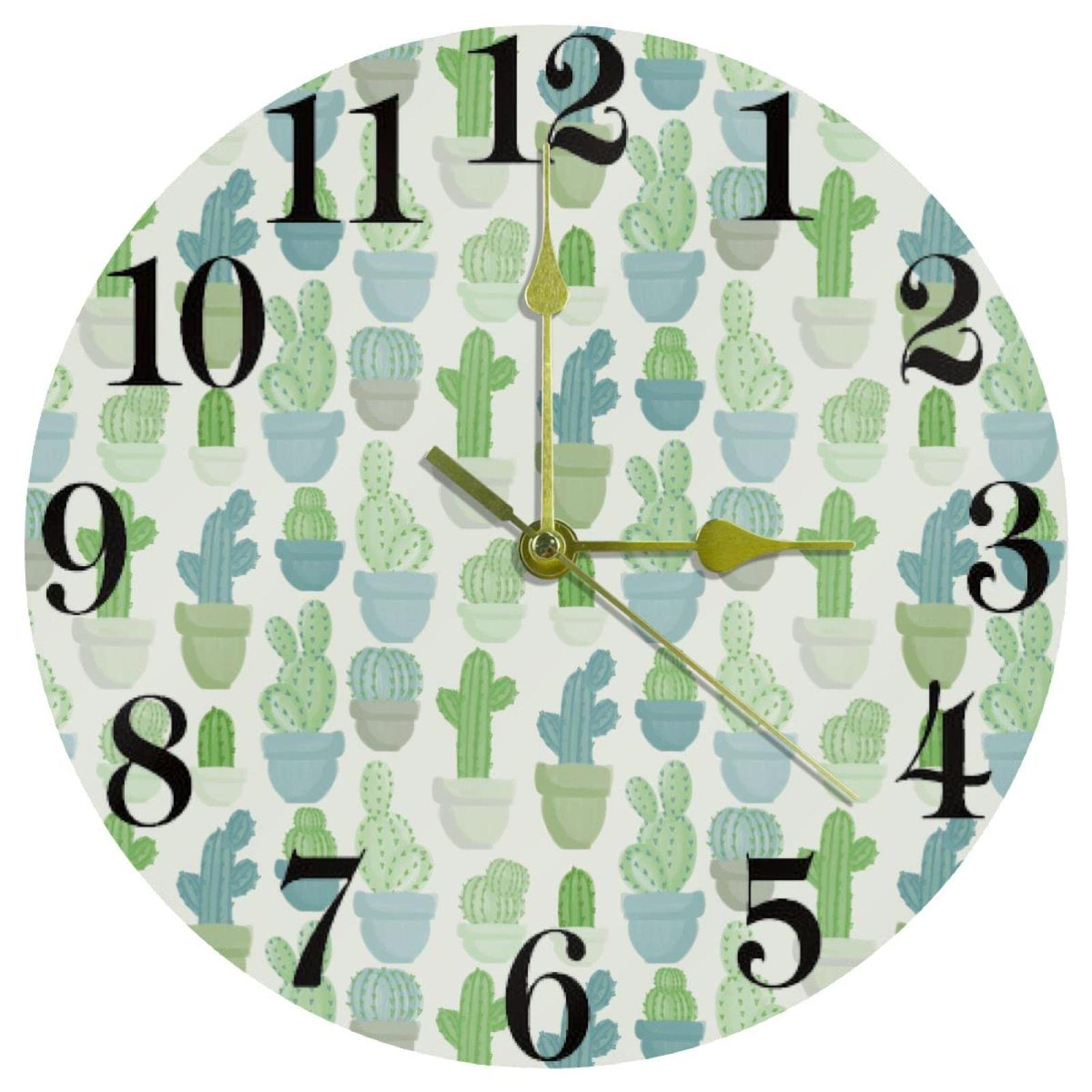 Horloge murale à piles sans tic-tac pour éliminer les bruits nocturnes