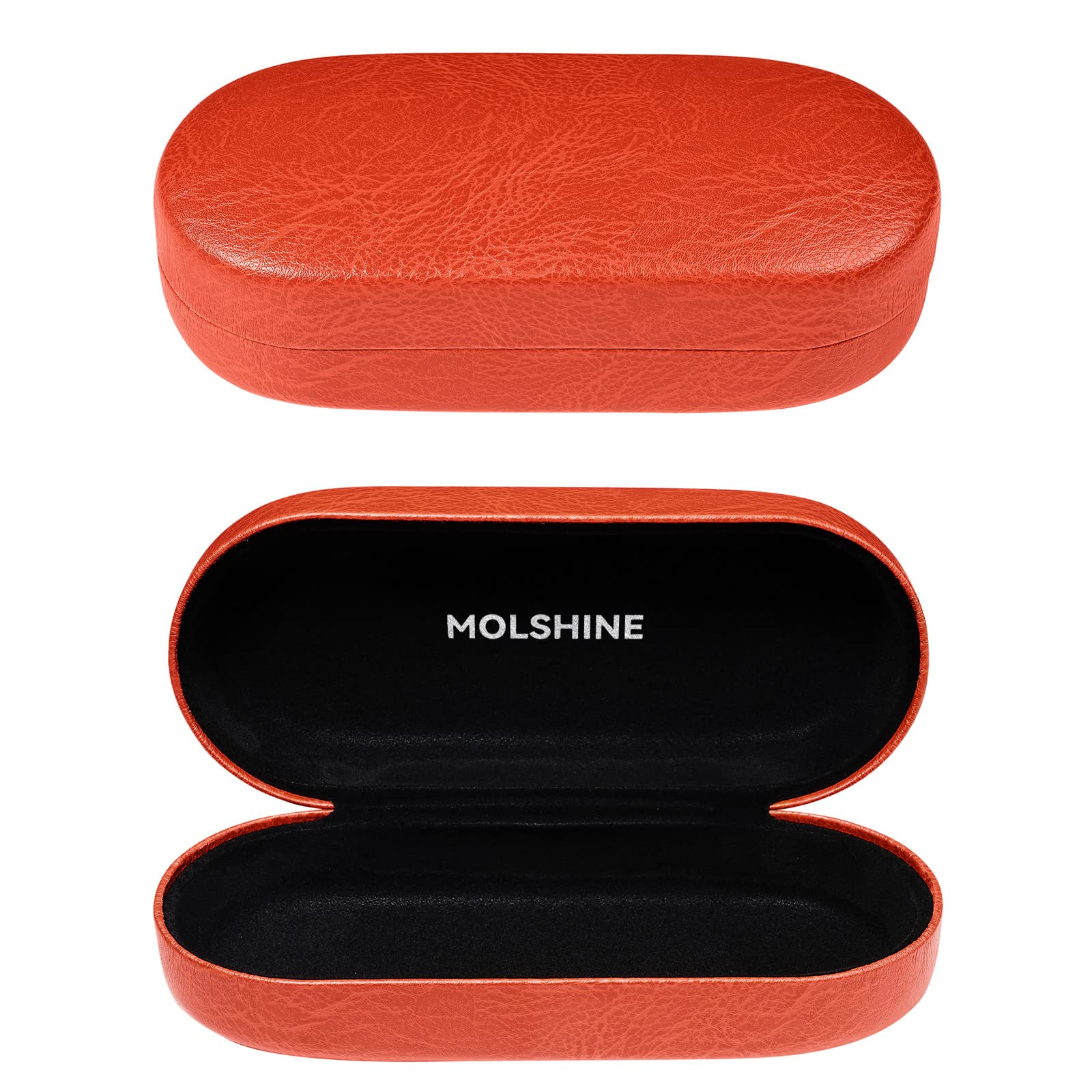 molshine Hard Shell Sunglasses Case, Classic Large Glasses Case for Women Men, Sunglass Eyeglasses