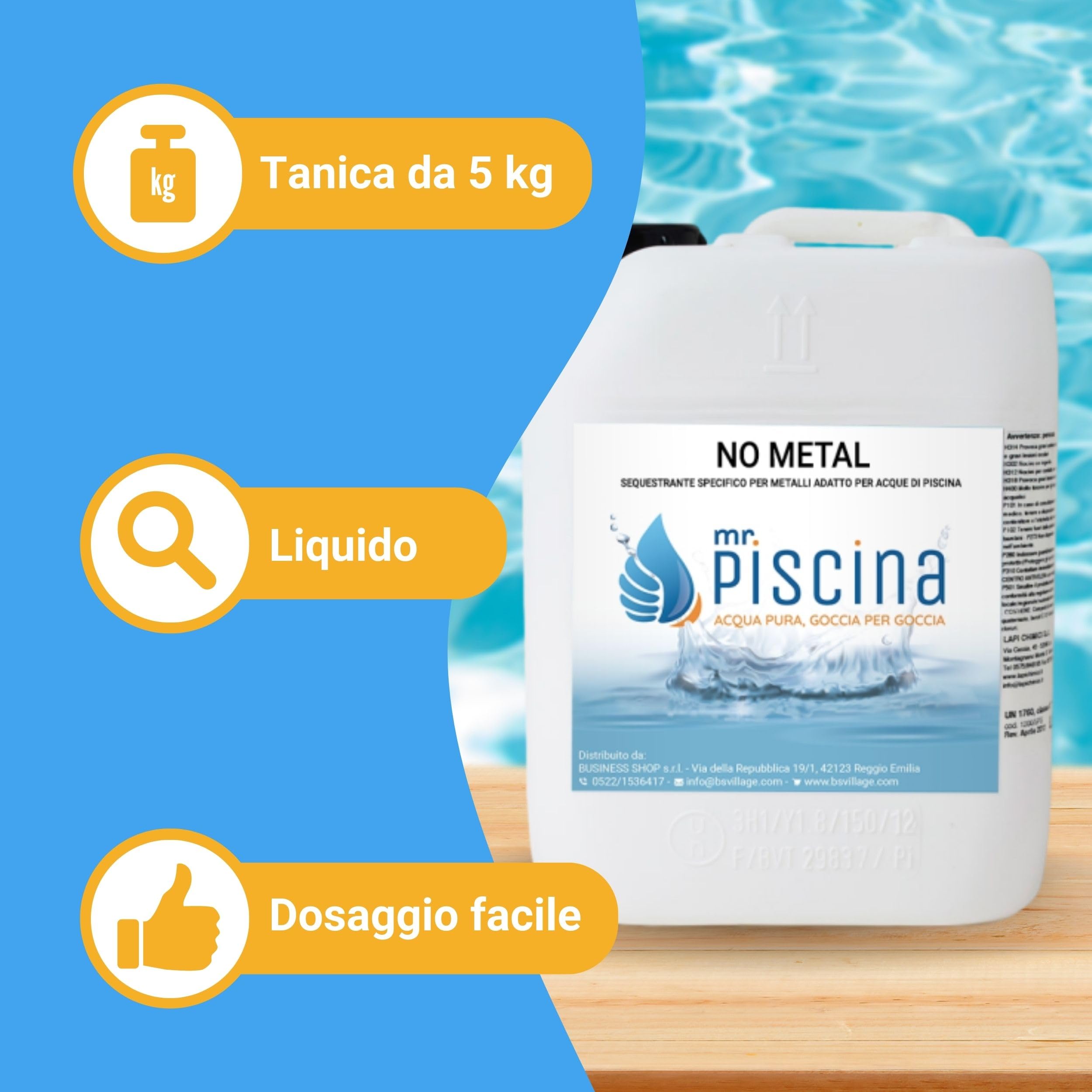 No Metal confezione da 5 kg