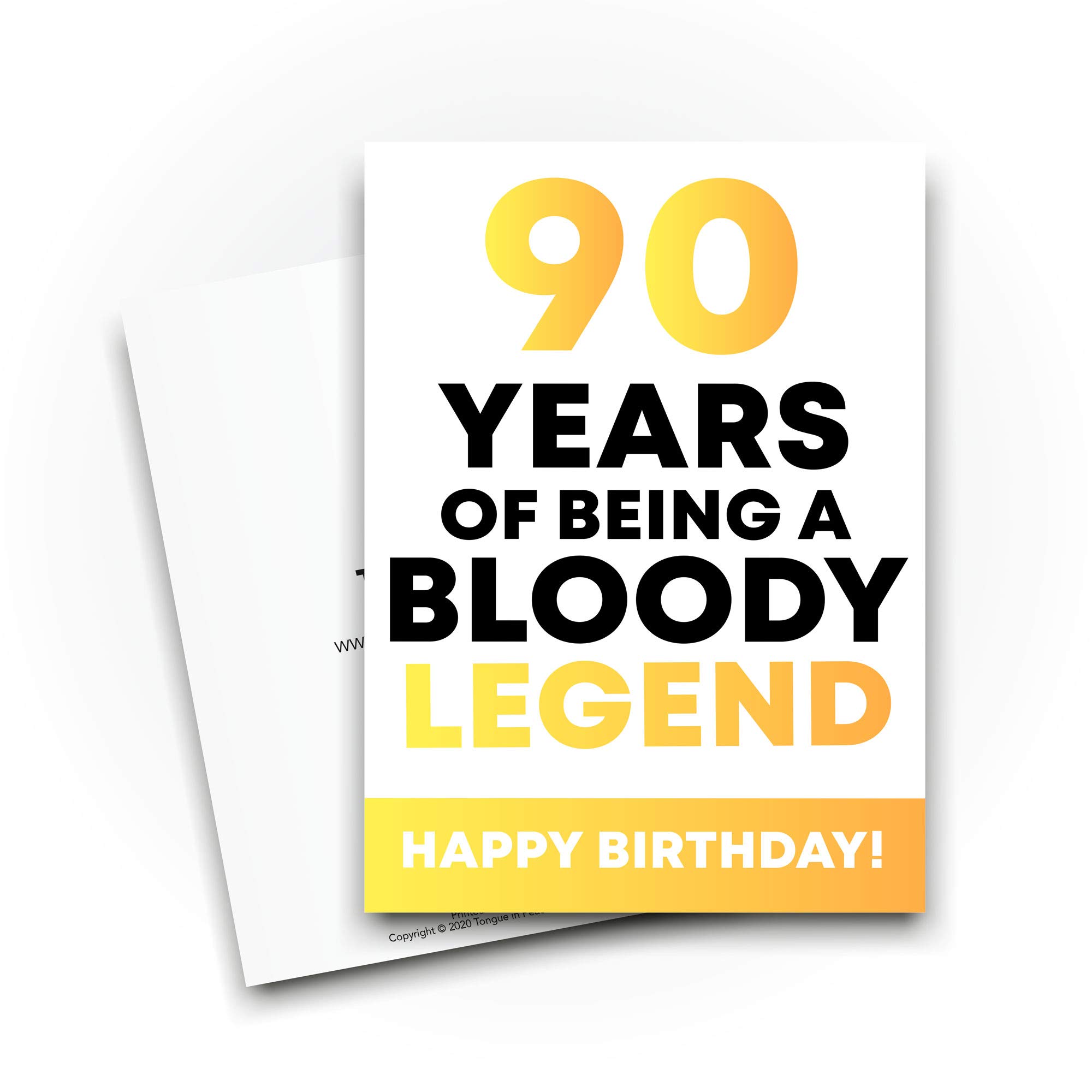 CARTE 90E ANNIVERSAIRE, Personnalisée, Idées Pour 90e Anniversaire