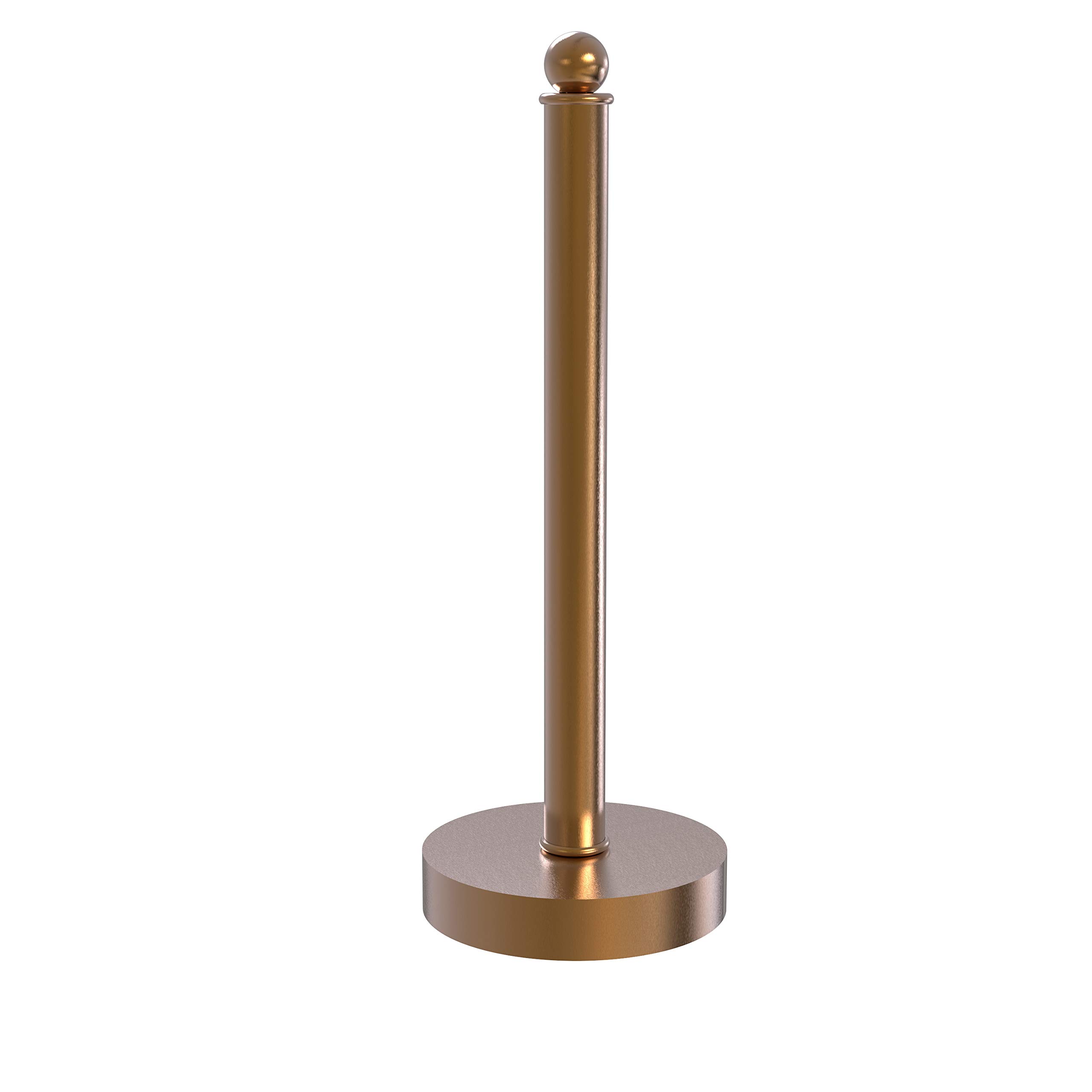 Allied Brass Contemporary Counter Top Kitchen Paper Towel Holder, Brushed Bronze