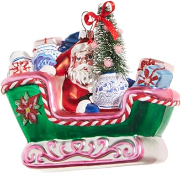 Raz Imports Chinoiserie Sleigh Ride Ornament - Thumbnail 5
