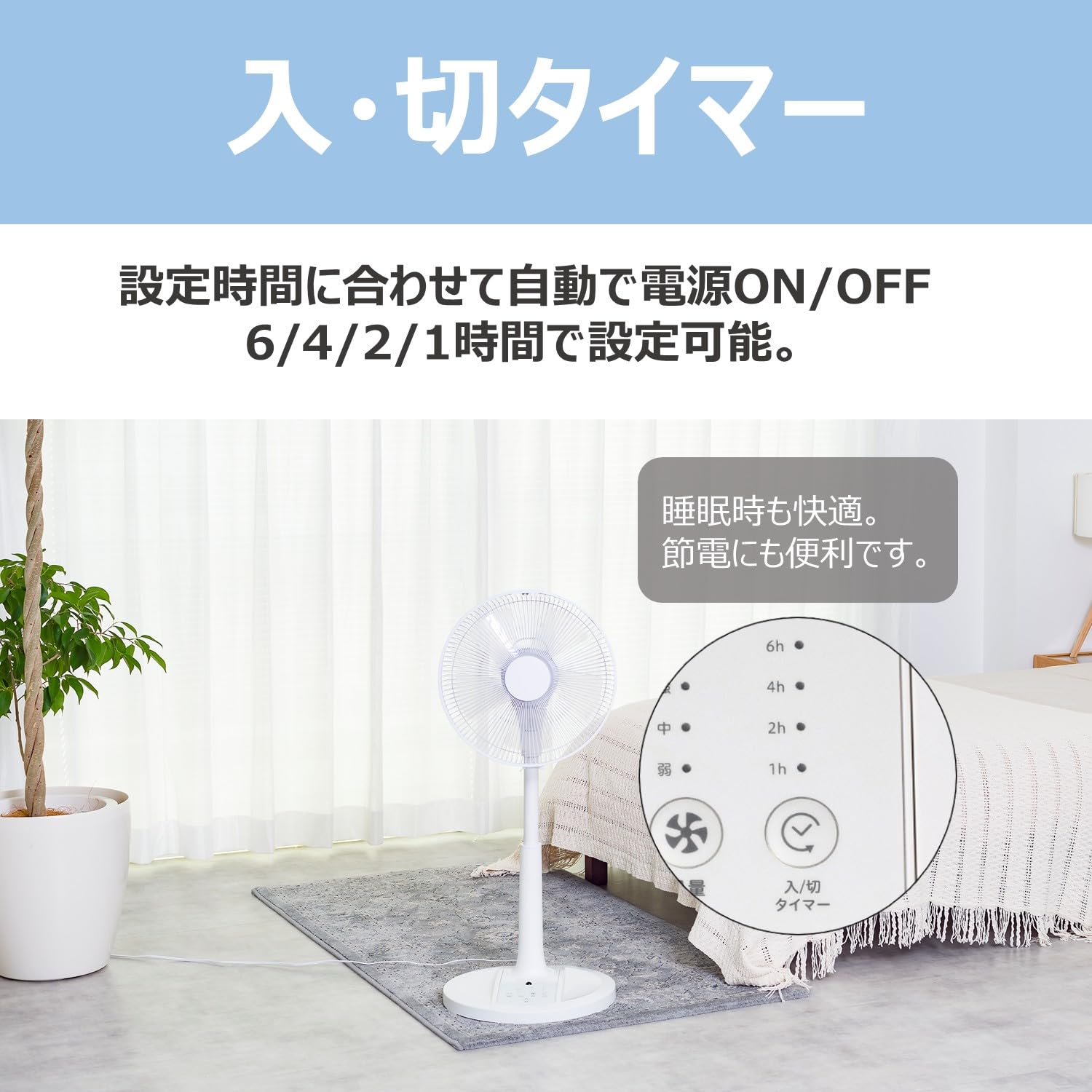 5136 2個セットリモコンリビング扇風機 風量3段階入切タイマー AC