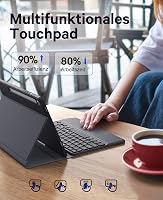 Earto Samsung Galaxy Tab S10 Lite/FE Mágneses Billentyűzet QWERTZ, S Pen Tartóval 2