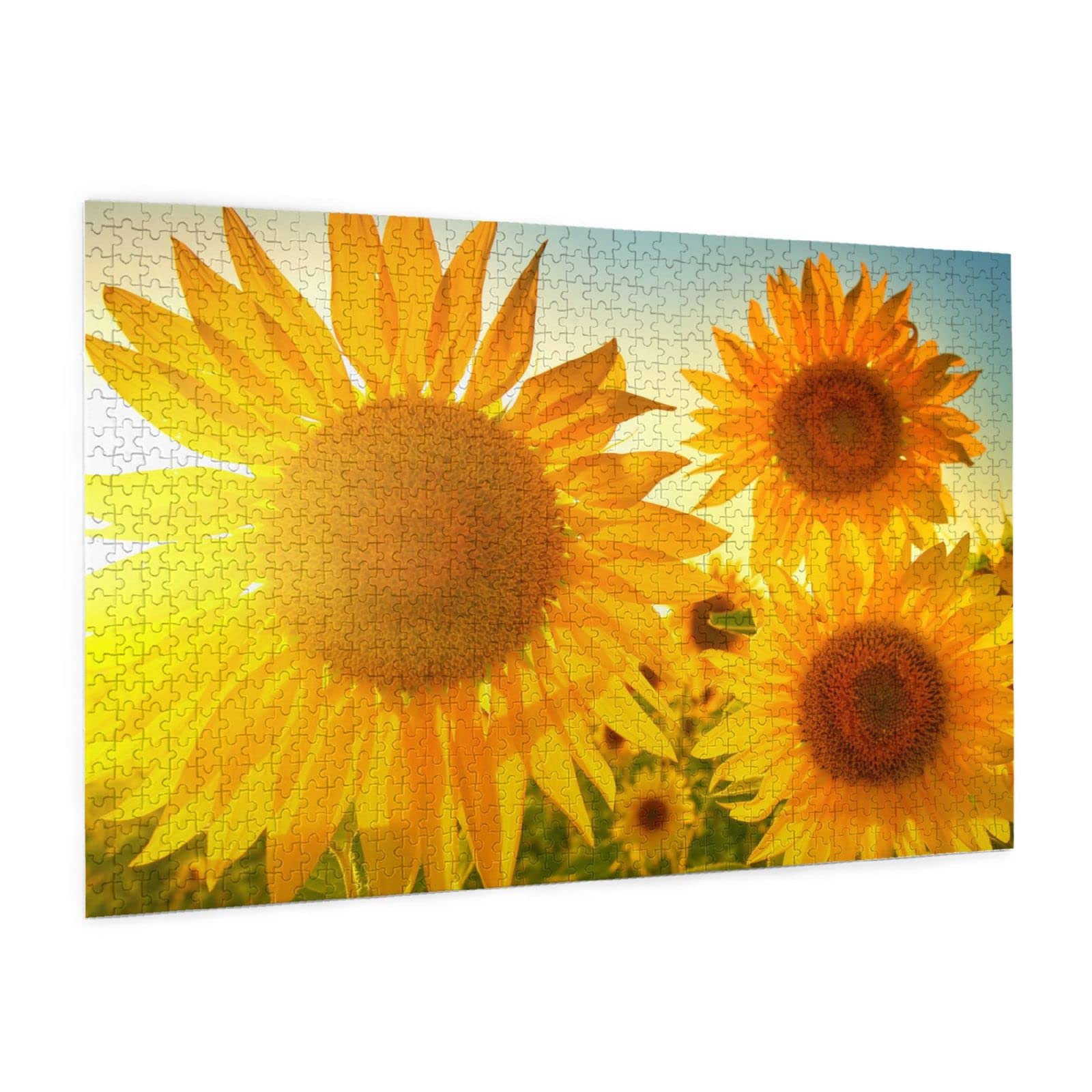 Amazon.co.jp: 1000ピース ジグソーパズル ひまわり 大人用 木製ピース