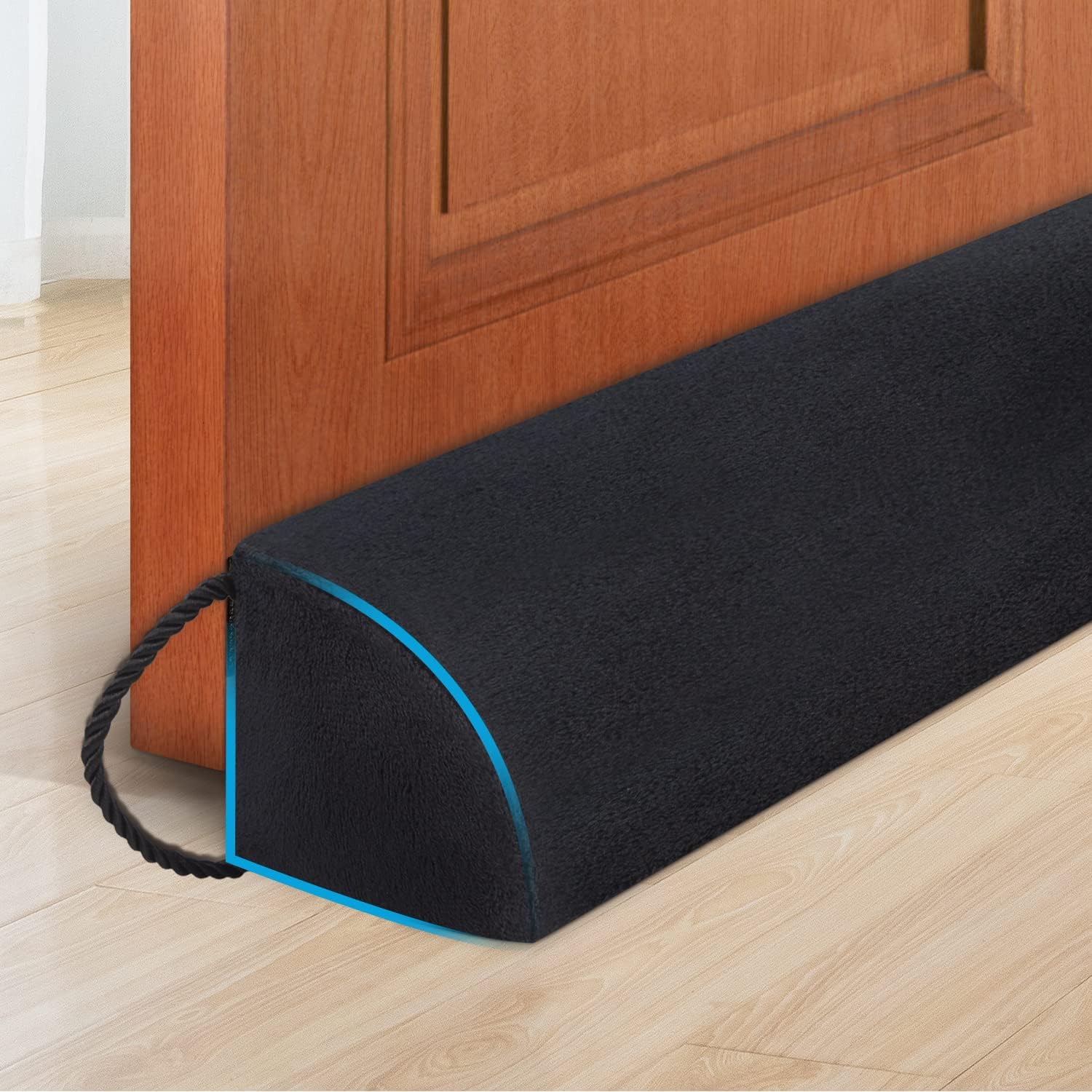 HomeProtect Under Door Draft Stopper 36 Inch Triangle Door Cold Air
