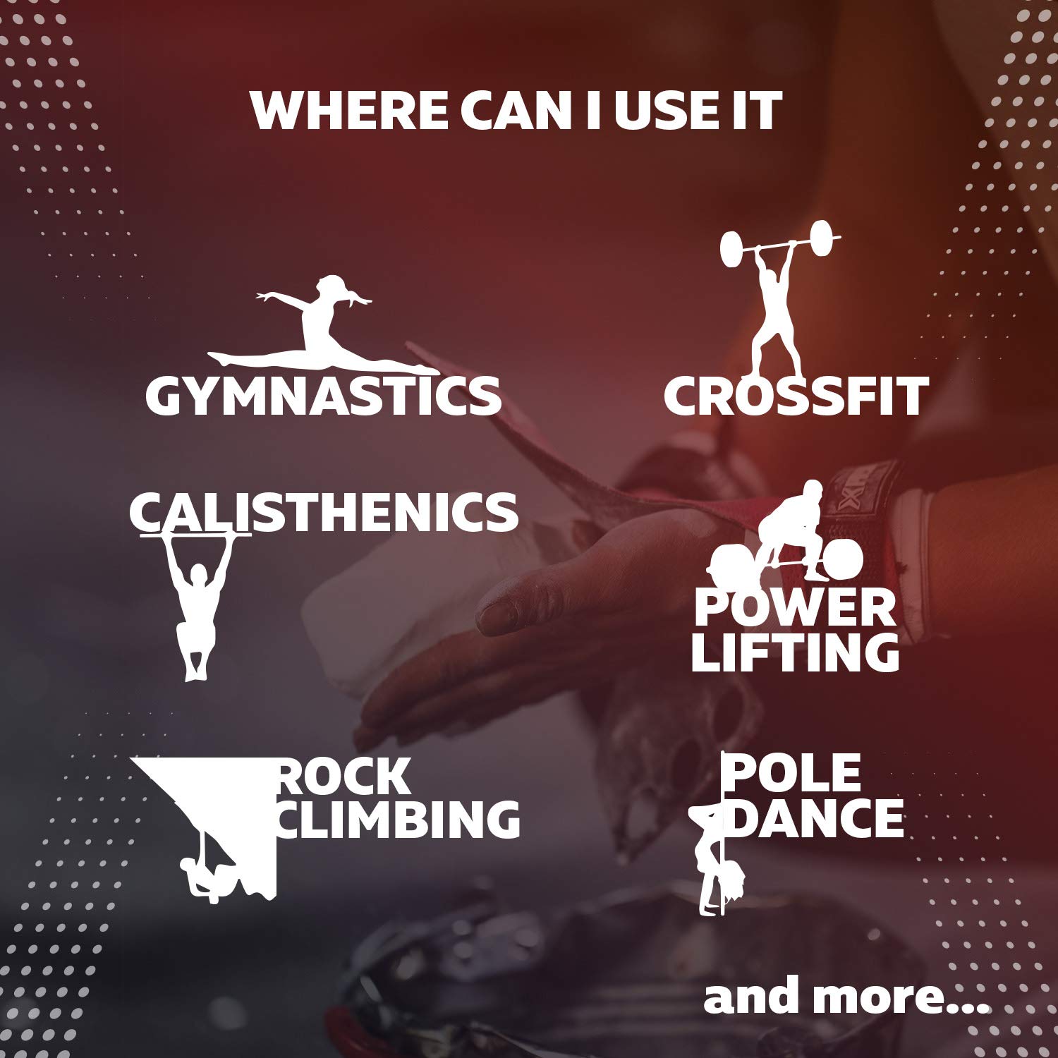 PICSIL Chalk Block, Magnesio in Blocco o Polvere per Ginnastica, Arrampicata, Sollevamento Pesi, Barra da Ballo, Crosstraining, Mani Senza Sudore, Massima Presa