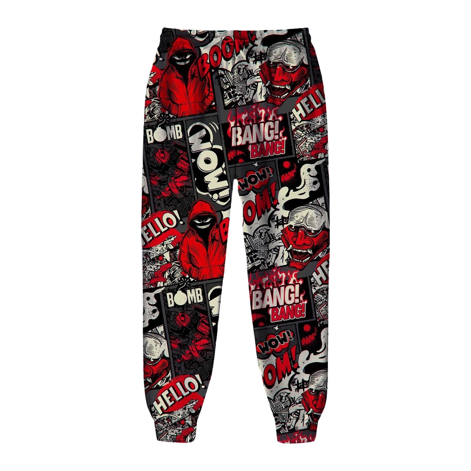 Volldruck-Trainingsanzug mit, lässiges Streetwear-Sweatshirt mit Jogginghose, Outfit für den täglichen Gebrauch