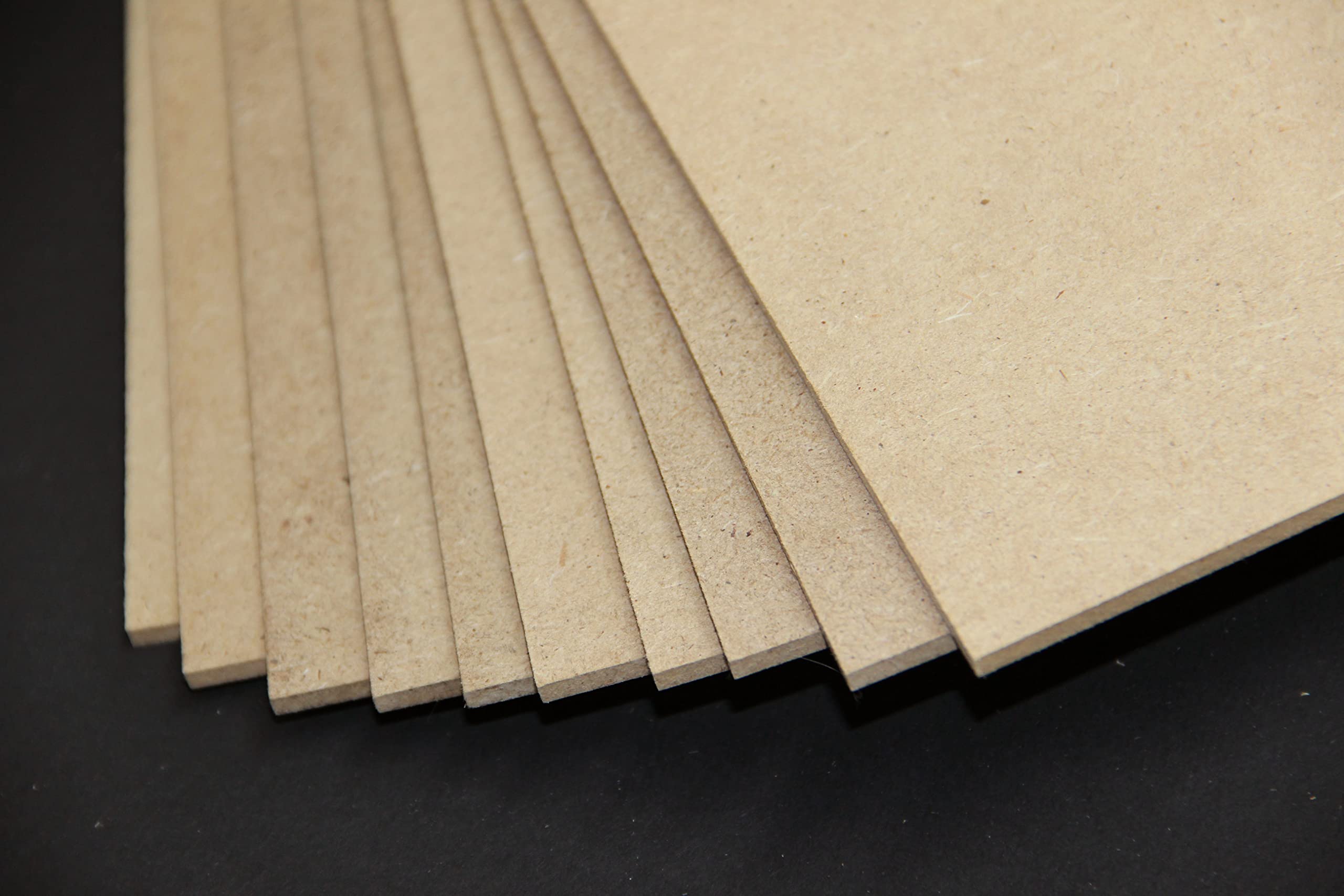 Pannelli MDF Nero 9mm - 20x20cm 5 Pezzi Per Artigianato E Laser - Foto 10