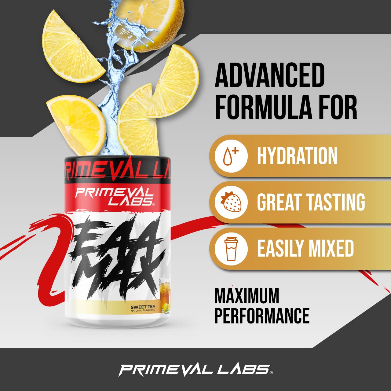 Primeval Labs EAA Max, BCAA Perfect Amino Acid Powder Pre or Post